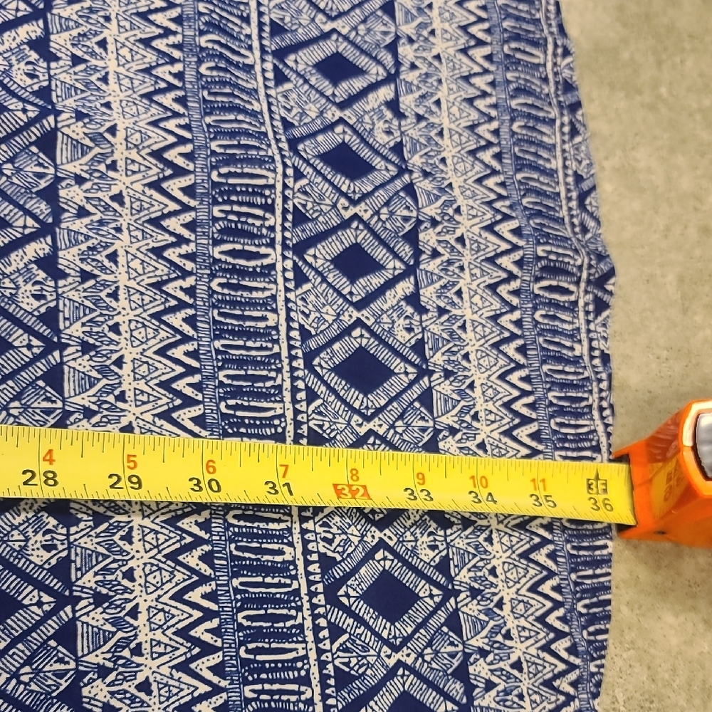 Unk Blue and White High Low Sundress - Picture 4 of 5